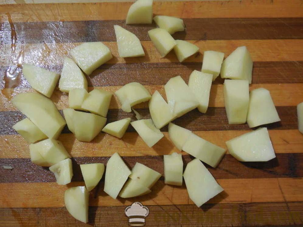 Pot stege med kød og kartofler - hvordan man laver en gryde stege i ovnen, med en trin for trin opskrift fotos