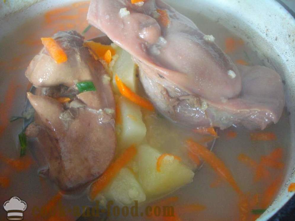 Suppe af hirse giblet - hvordan man laver suppe med hirse, en trin for trin opskrift fotos