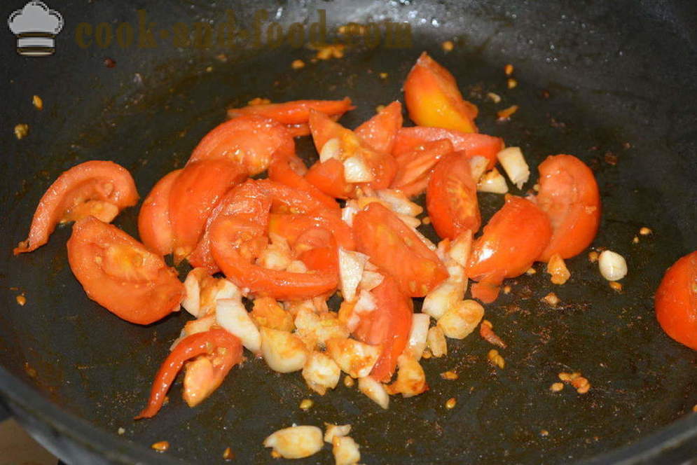 Vegetabilske gryderet med aubergine og zucchini i ovnen - hvordan man tilbereder sauterede aubergine og zucchini, med en trin for trin opskrift fotos