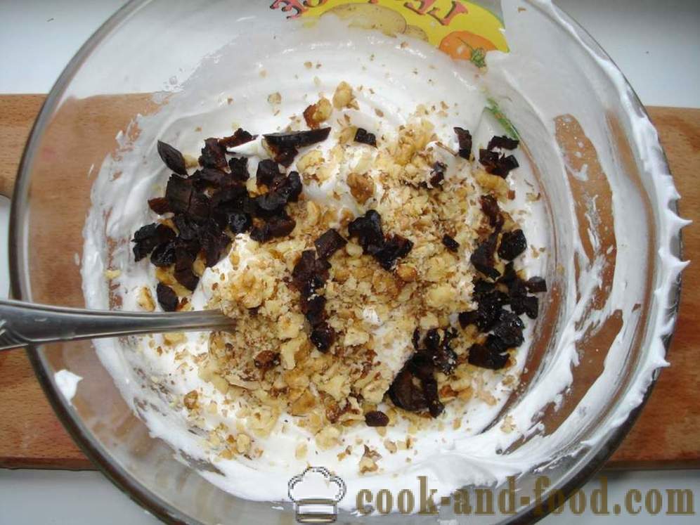 Marengs med nødder og tørret frugt i ovnen - hvordan man laver marengs i hjemmet, skridt for skridt opskrift fotos