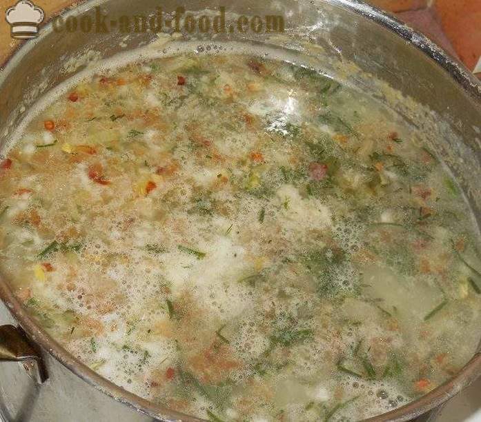 Cossack suppe grød af hirse - hvordan man laver grød derhjemme - en trin for trin opskrift fotos