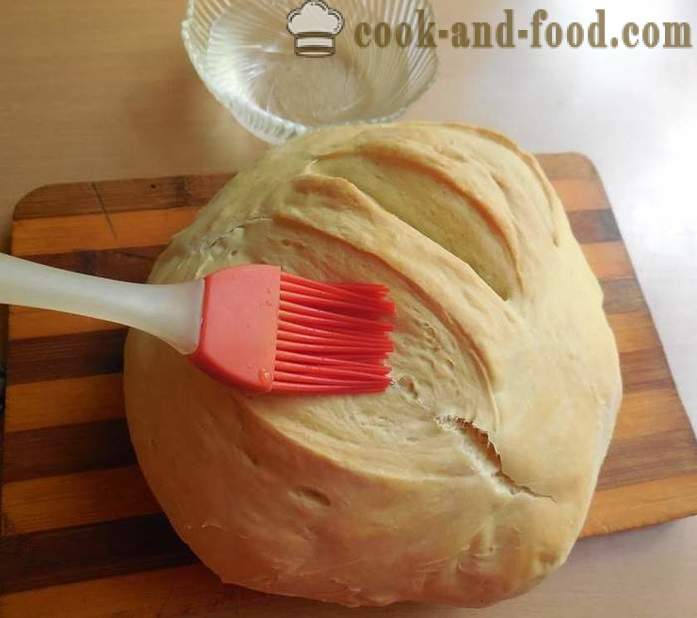 Hvordan til at bage brød, sennep derhjemme - lækker hjemmebagt brød i ovnen - en trin for trin opskrift fotos