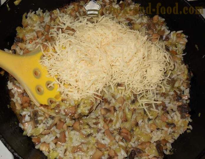 Courgetter bagt i ovnen med hakket kød: ris med svampe og ost - hvordan man laver udstoppede zucchini i ovnen, med en trin for trin opskrift fotos