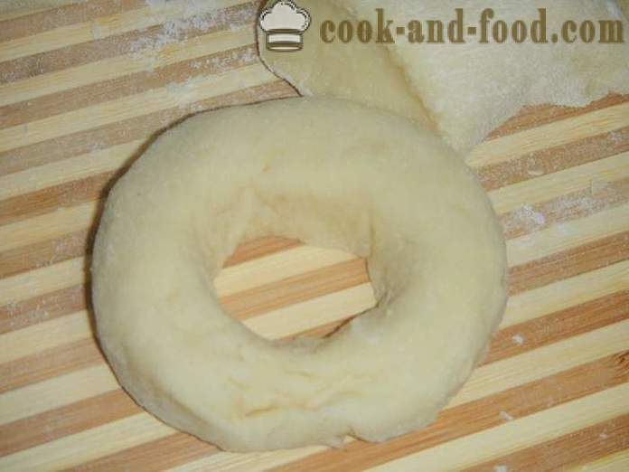 Hjemmelavet donuts luft af smelteost - hvordan man laver donuts luft, en trin for trin opskrift fotos