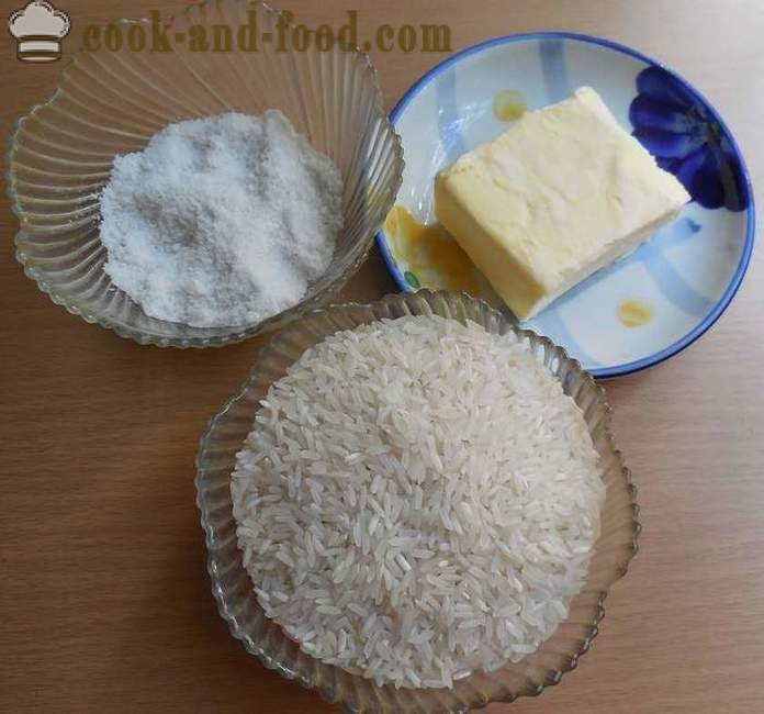 Sådan koger sprøde ris pynt i en gryde korrekt - hvordan at brygge ris på vandet - en trin for trin opskrift fotos