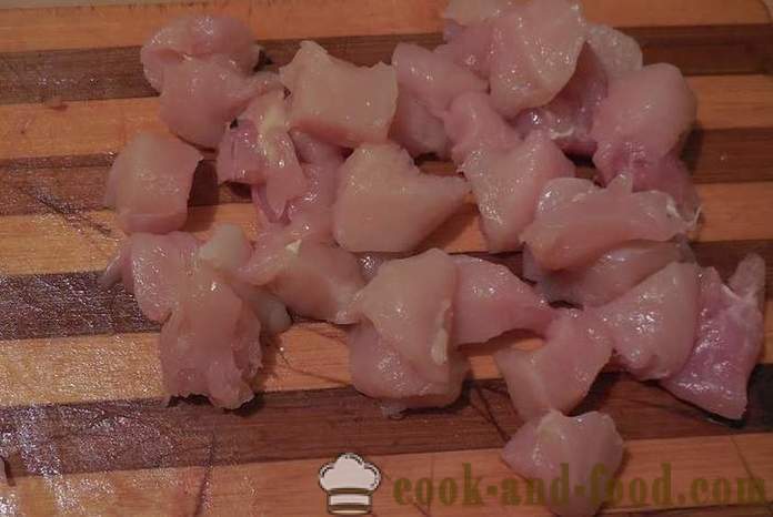 Braiseret kål med kylling, grøntsager og karry - hvordan man laver stuvet kål med kød kylling - en trin for trin opskrift fotos