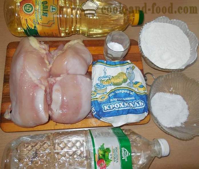 Hvordan at lave mad kylling i en gryde med stivelse - saftig og velsmagende - opskriften med et foto