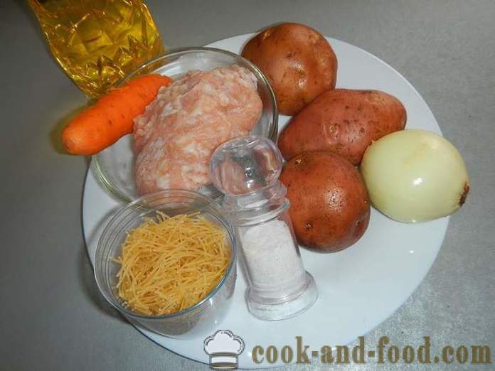 Lækker suppe med kødboller og nudler - en trinvis opskrift med fotos, hvordan man koge suppe med kødboller