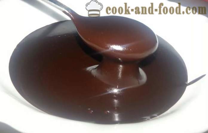 Bedste chokolade glasur med creme fraiche - en opskrift hvordan man laver en glasur af kakao, creme fraiche og smør, med video