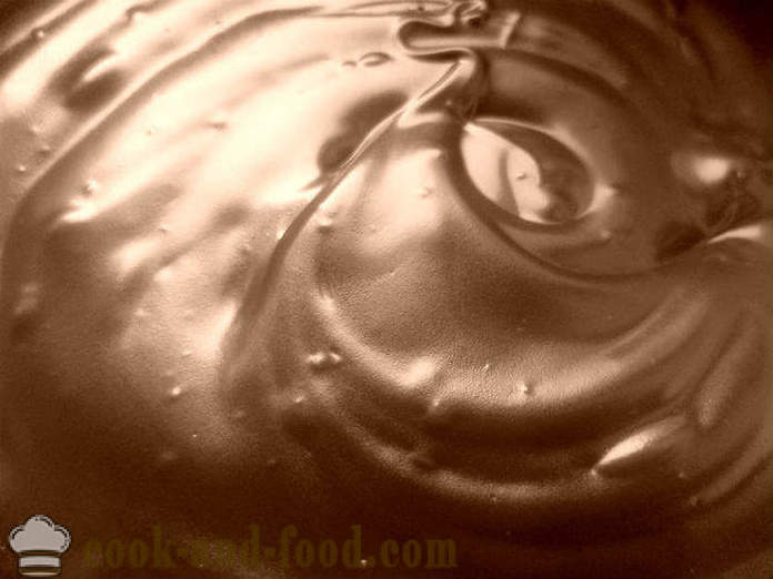 Chokolade fløde og mælk glasur - en god opskrift på hvordan man laver chokolade glasur