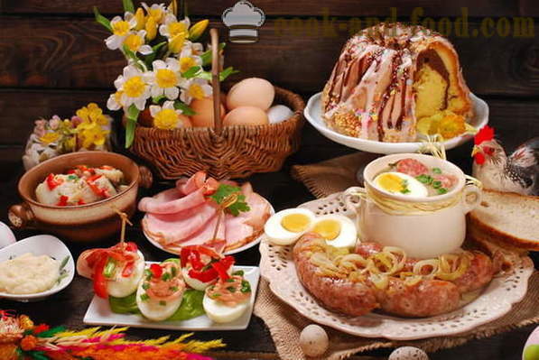 Kulinariske traditioner og skikke påske - Påske bord i slavisk ortodokse tradition