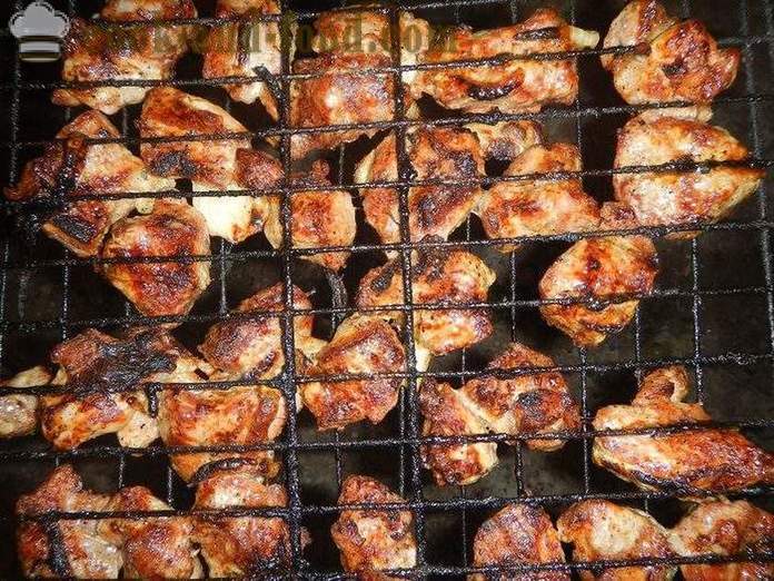 Juicy svinekød på grillen - hvordan at marinere kødet til kebab, grill, griller eller stegning på grillen opskrift med fotos.