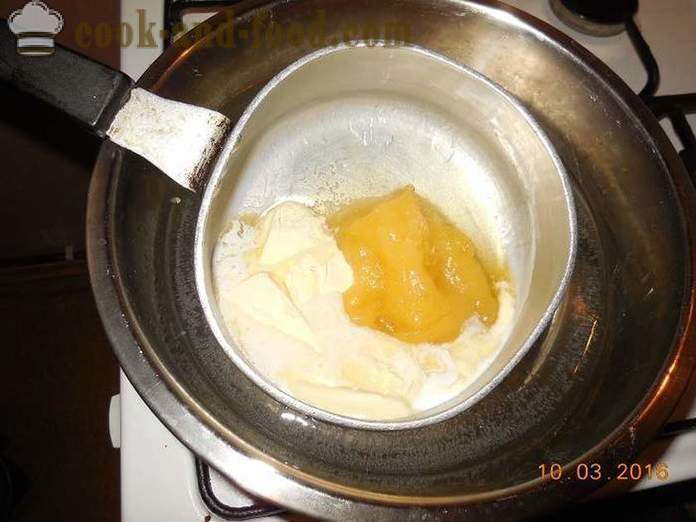 Honning kager med citron glasur - hvordan til at bage honningkager i multivarka opskrift med fotos.