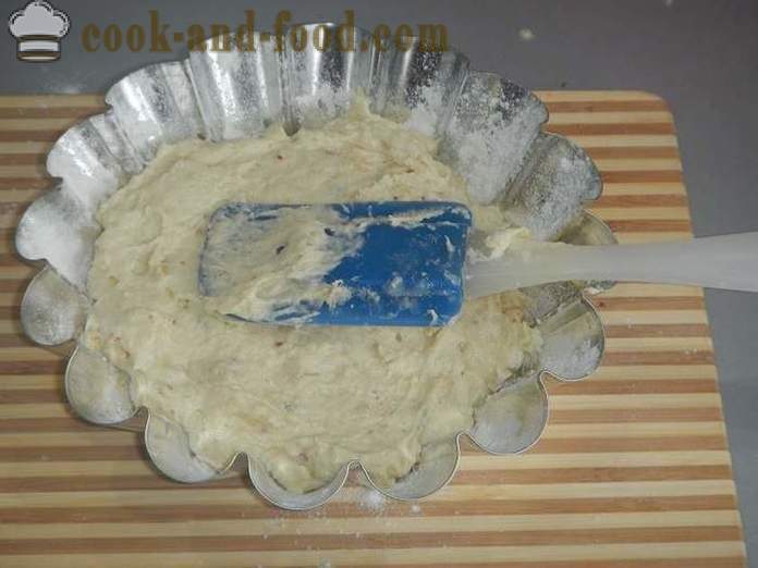 Enkel valnød cupcake på kefir - hvordan man laver en kage derhjemme, trin for trin opskrift med fotos.
