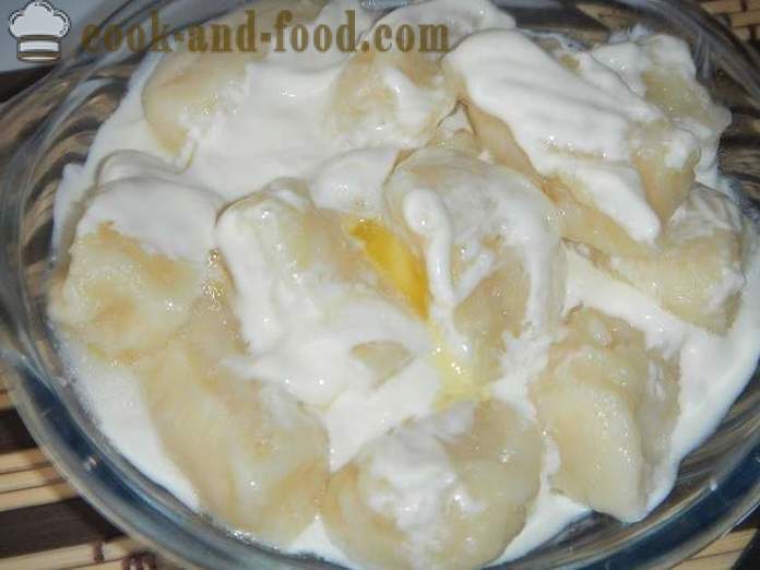 Dovne dumplings med hytteost - som en doven kok dumplings fra hytteost, en opskrift trin for trin med fotos.