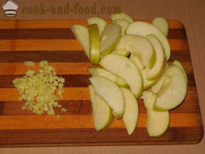 Frodige æbletærte i multivarka med kanel og ingefær - hvordan man laver en æbletærte i multivarka, skridt for skridt opskrift med fotos.