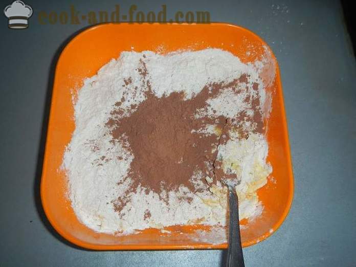 Chokolade cheesecake Giraffe - hvordan man laver en kage, trin for trin opskrift fotos