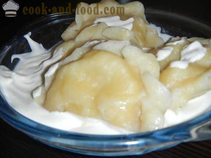 Lækre dumplings med kartofler og creme fraiche. Hvordan at koge dumplings med kartofler - trin for trin opskrift med fotos.