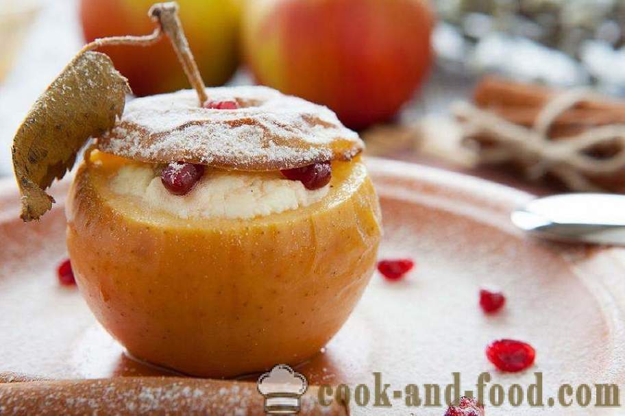 Hvordan til at lave mad bagte æbler - video opskrifter derhjemme