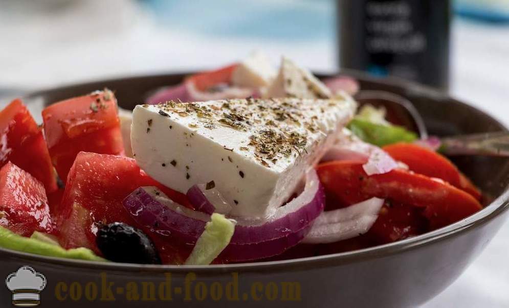 Hvordan forbereder krydderier til græsk salat - video opskrifter derhjemme