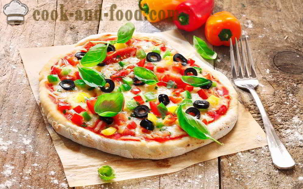 Dej opskrift og pizza sauce af Jamie Oliver