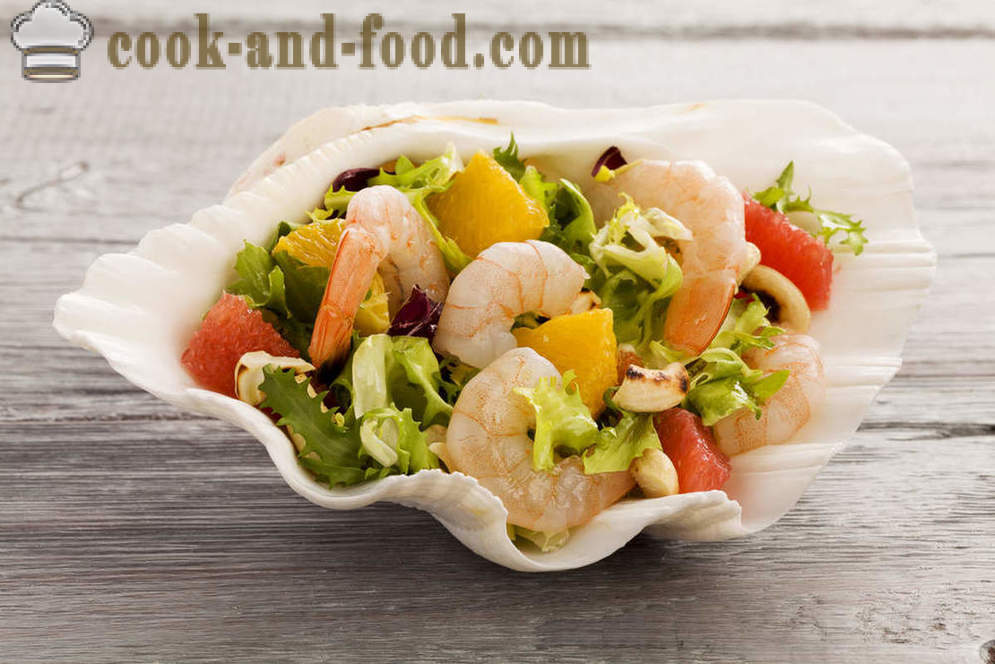 Opskrift: Vitamin salat med grøntsager, rejer og fisk og skaldyr