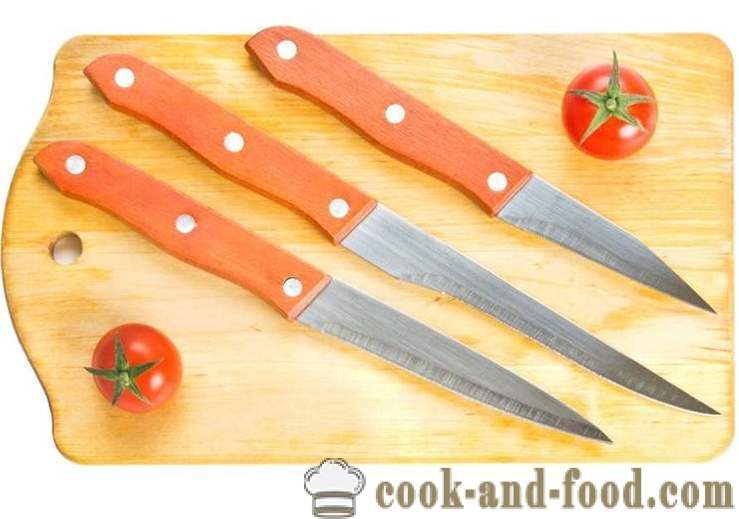 Hvordan vælger køkkenknive - video opskrifter derhjemme