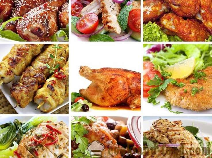 4-retters middag: kylling - video opskrifter derhjemme